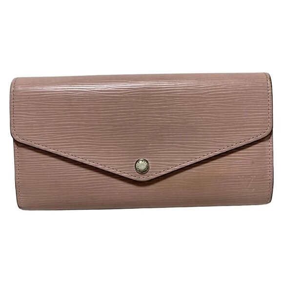 Auth LOUIS VUITTON Portefeuille Sara M61216 Rose Ballerine Epi - CA0186 - Picture 1 of 7